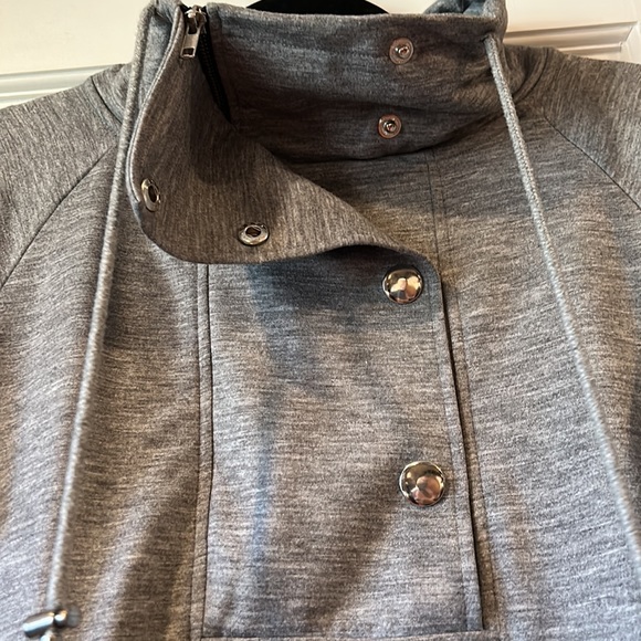 Market & Spruce | Stitch Fix - Ocuma button front quarter zip knit top - Picture 4 of 7
